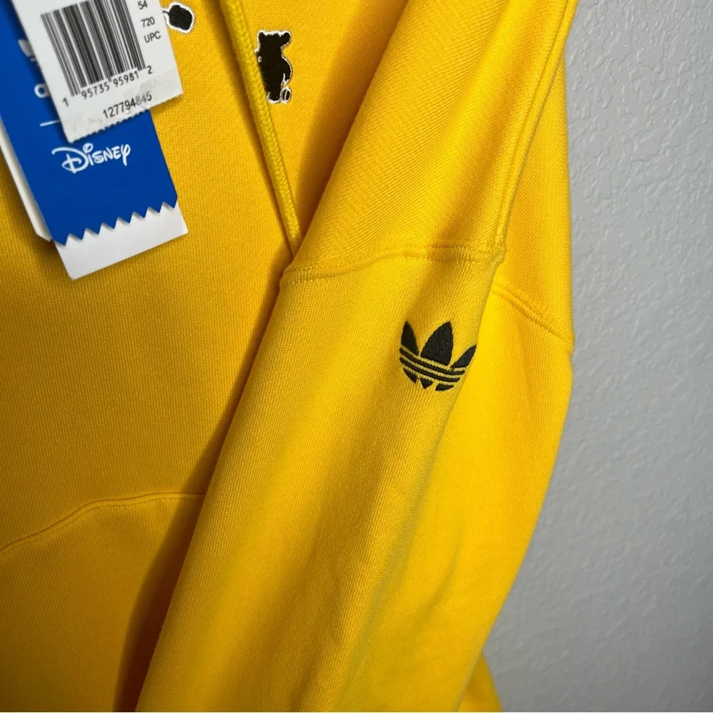 NWT New Adidas x Disney Pixar Manga SW Hoodie Unisex Yellow Gold Large Toy Story